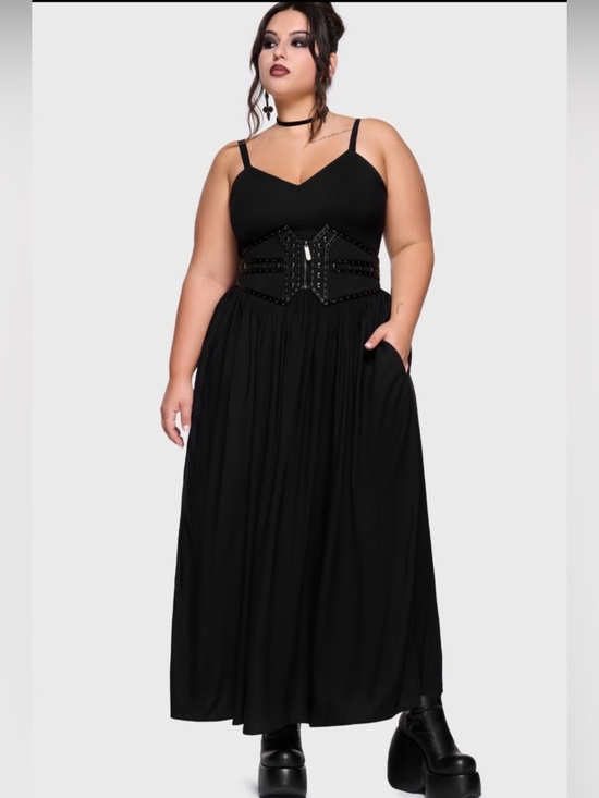 Killstar Black Studded Waist Belt Corset Belt NWT main image 10
